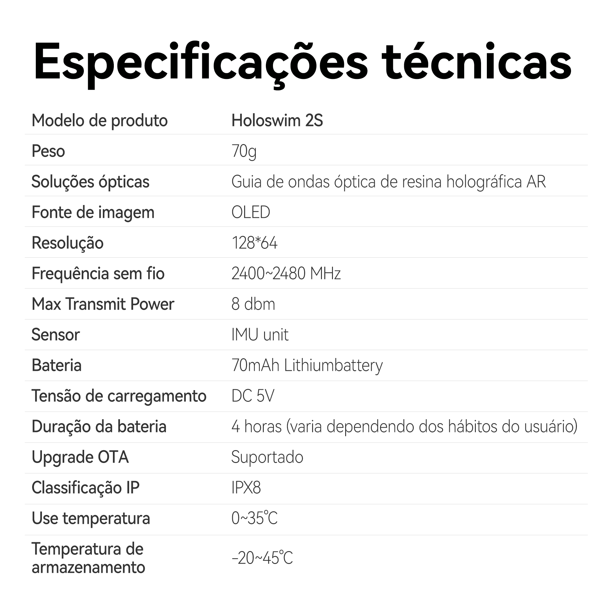 Holoswim Óculos de natação inteligentes 2s - Holoswim